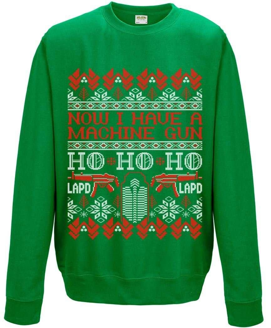 Xmas Jumper Die Hard Ugly Sweater Die Hard Christmas Sweater Green