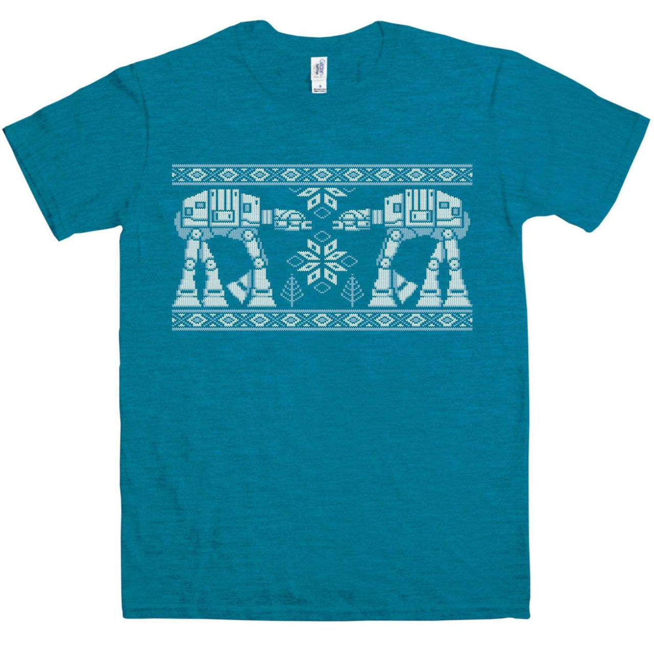 Knitted Jumper Style Snow Walkers T-Shirt For Men 8Ball