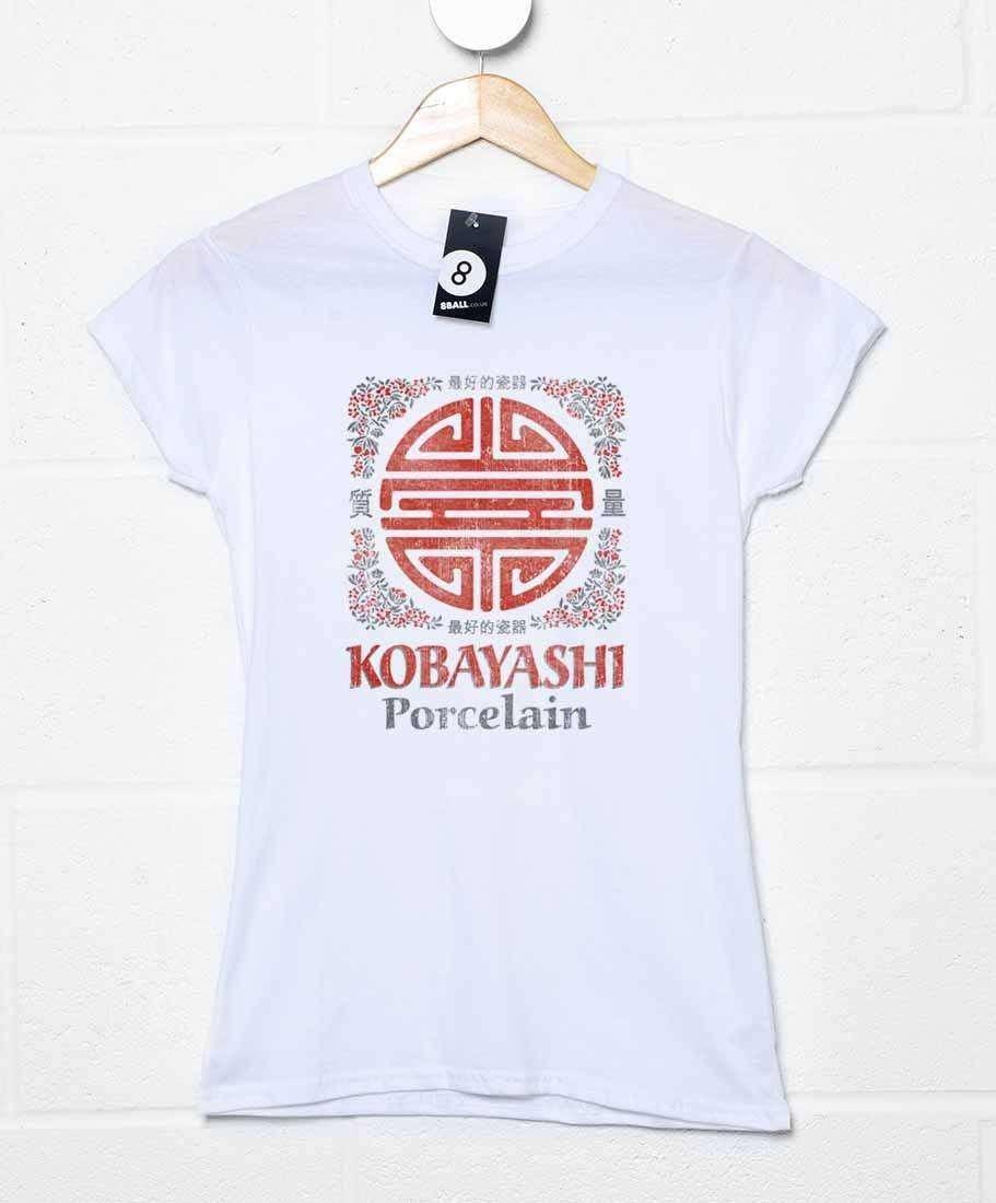 Kobayashi Porcelain Fitted Womens T-Shirt 8Ball