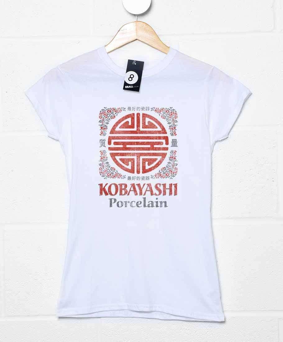 Kobayashi Porcelain Fitted Womens T-Shirt 8Ball