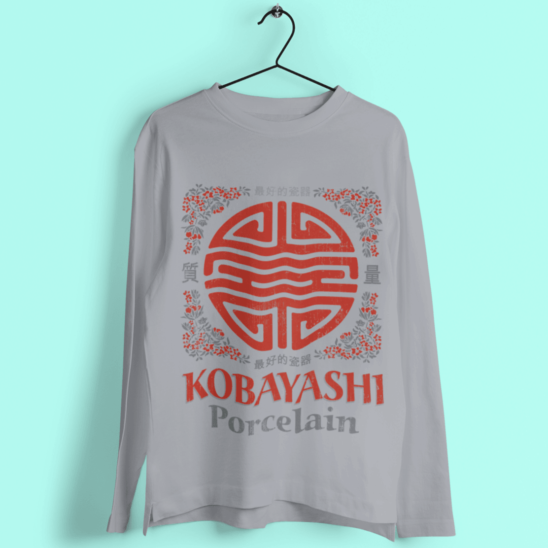 Kobayashi Porcelain Long Sleeve T-Shirt 8Ball