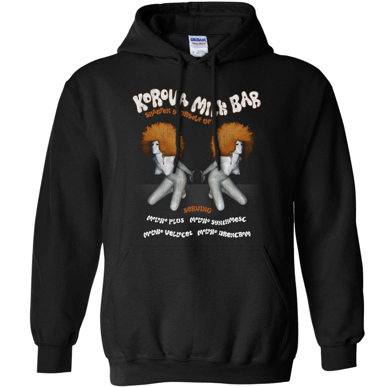 Korova Milk Bar Unisex Hoodie 8Ball