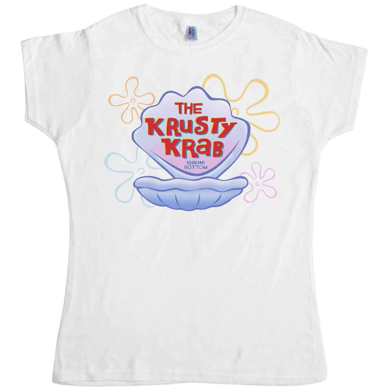 Krusty Krab Fitted Womens T-Shirt 8Ball