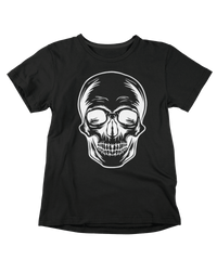 Thumbnail for Large Skull Tattoo Design Adult Unisex Mens Graphic T-Shirt 8Ball