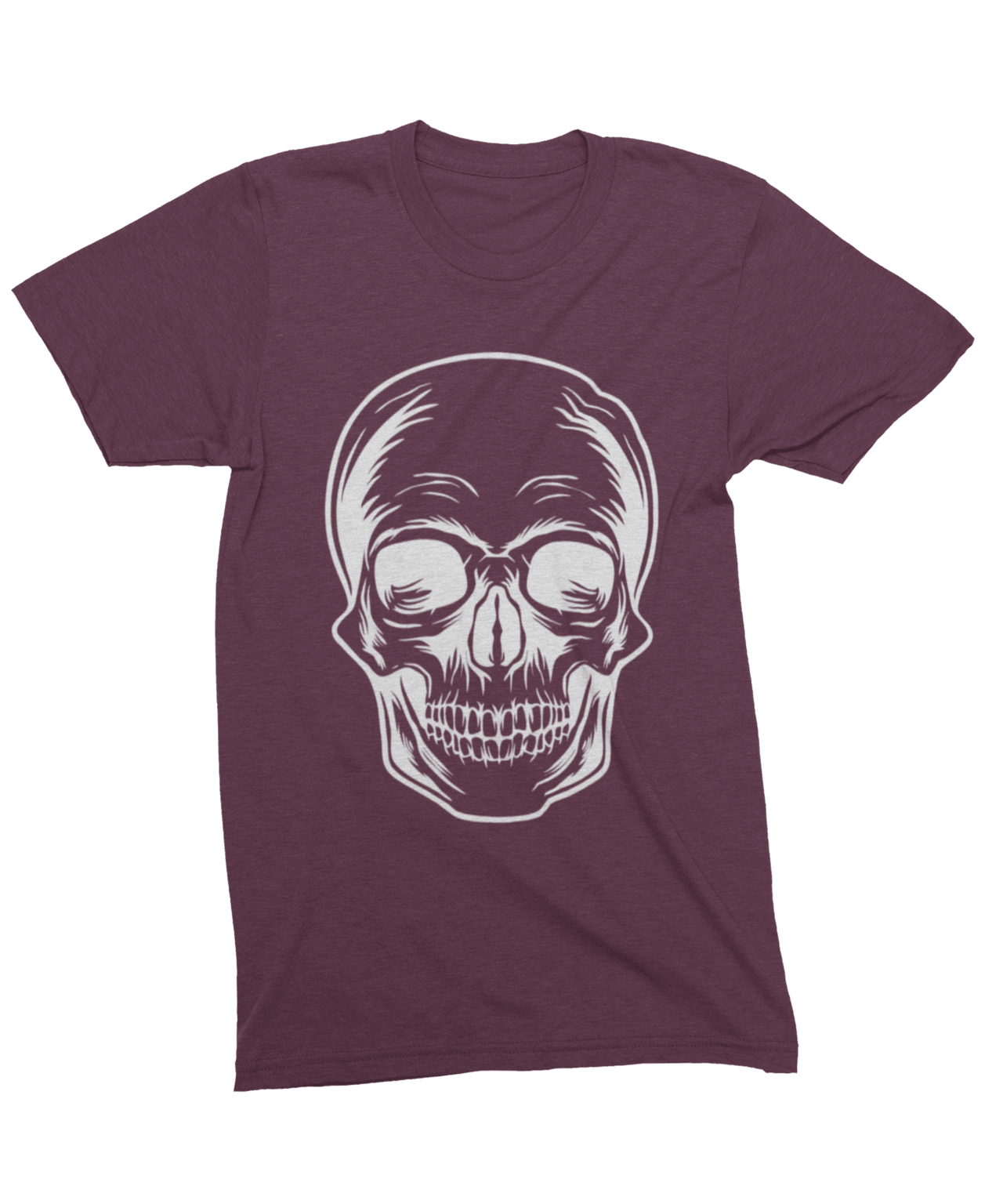 Large Skull Tattoo Design Adult Unisex Mens Graphic T-Shirt 8Ball