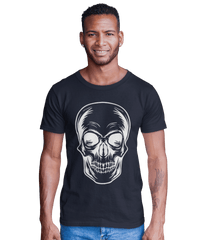 Thumbnail for Large Skull Tattoo Design Adult Unisex Mens Graphic T-Shirt 8Ball