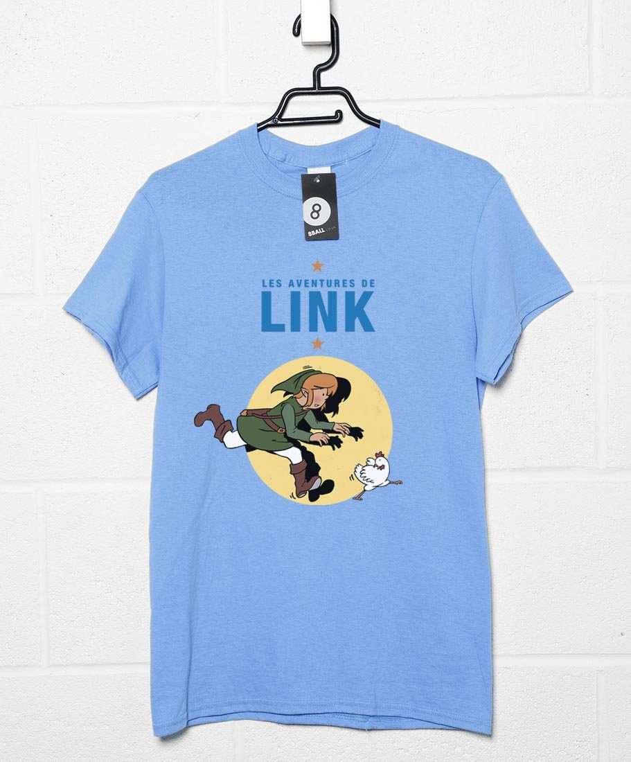 Les Adventure De Link Mens T-Shirt 8Ball