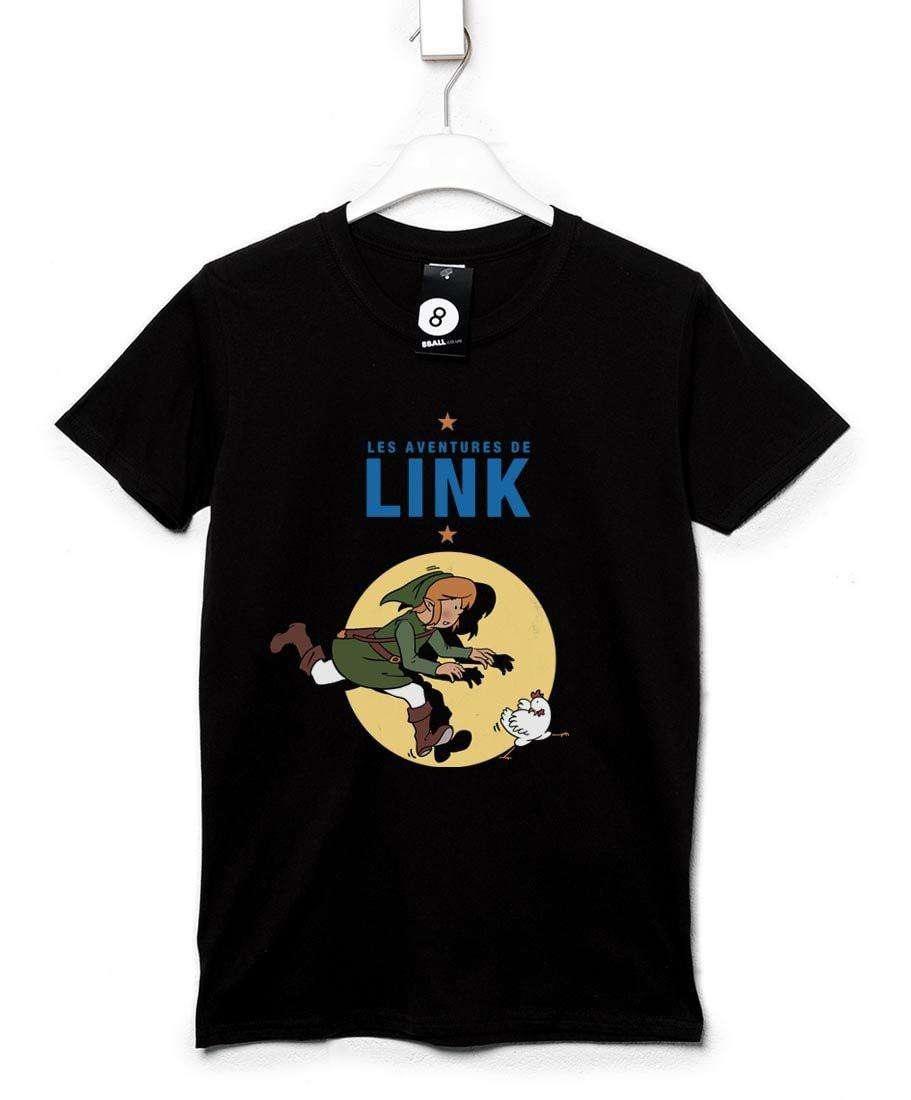 Les Adventure De Link Mens T-Shirt 8Ball