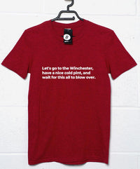 Thumbnail for Let's Go to the Winchetser Quote Mens Graphic T-Shirt 8Ball