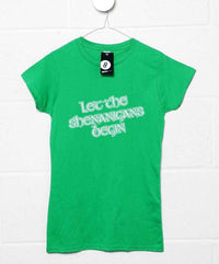 Thumbnail for Let the Shenanigans Begin Womens Style T-Shirt 8Ball
