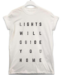 Thumbnail for Lights Will Guide You Home Lyric Quote T-Shirt For Men 8Ball