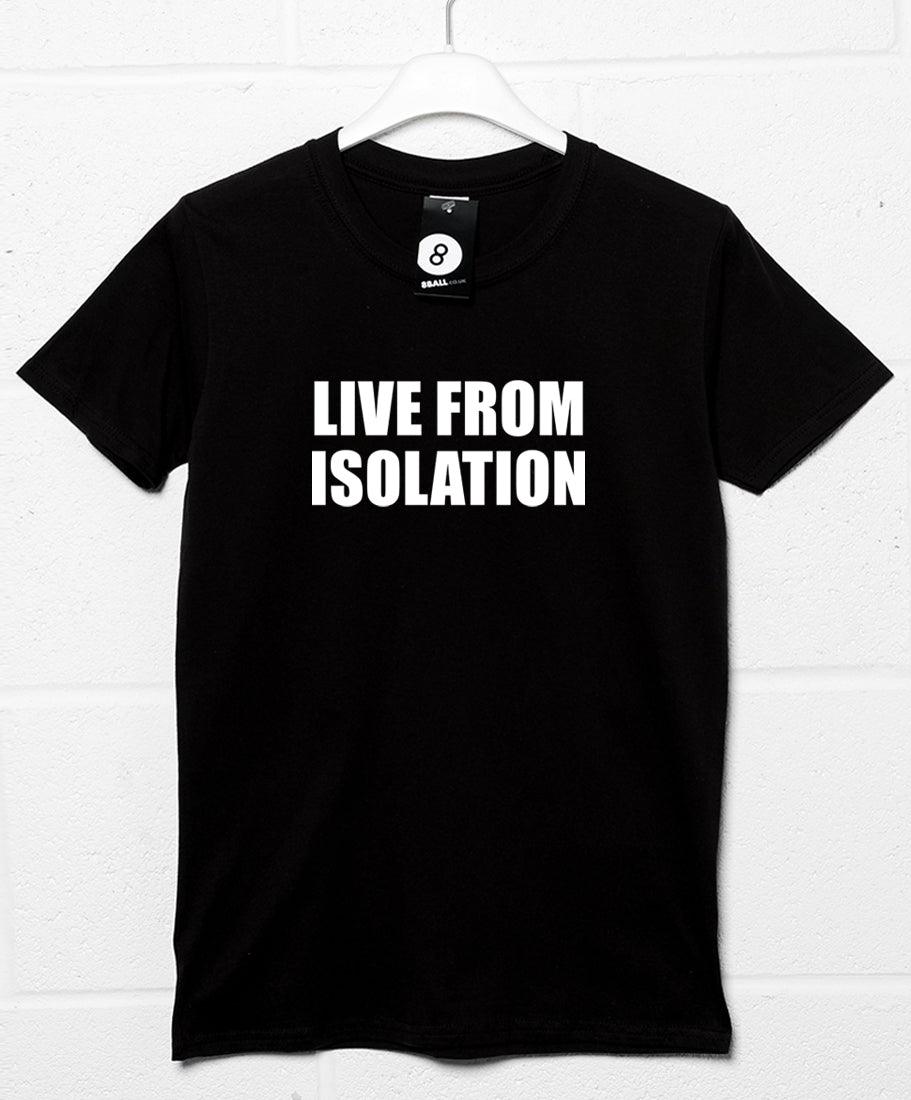 Live From Isolation Video Conference Mens Graphic T-Shirt 8Ball