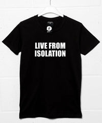 Thumbnail for Live From Isolation Video Conference Mens Graphic T-Shirt 8Ball