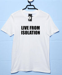Thumbnail for Live From Isolation Video Conference Mens Graphic T-Shirt 8Ball