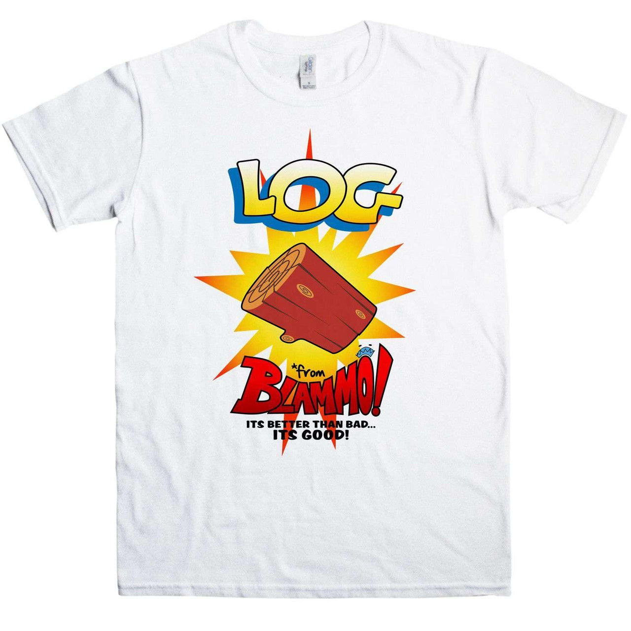 Log from Blammo Graphic T-Shirt For Men 8Ball