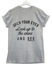 Thumbnail for Look Up to the Skies Lyric Quote Unisex T-Shirt 8Ball