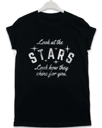 Thumbnail for Look at the Stars Lyric Quote Unisex T-Shirt For Men And Women 8Ball