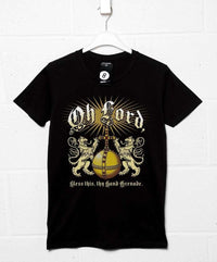 Thumbnail for Lord Bless Thy Hand Grenade Mens Graphic T-Shirt, Inspired By The Holy Grail 8Ball