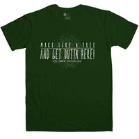 Thumbnail for Make Like A Tree Mens T-Shirt 8Ball