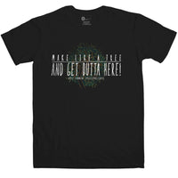 Thumbnail for Make Like A Tree Mens T-Shirt 8Ball