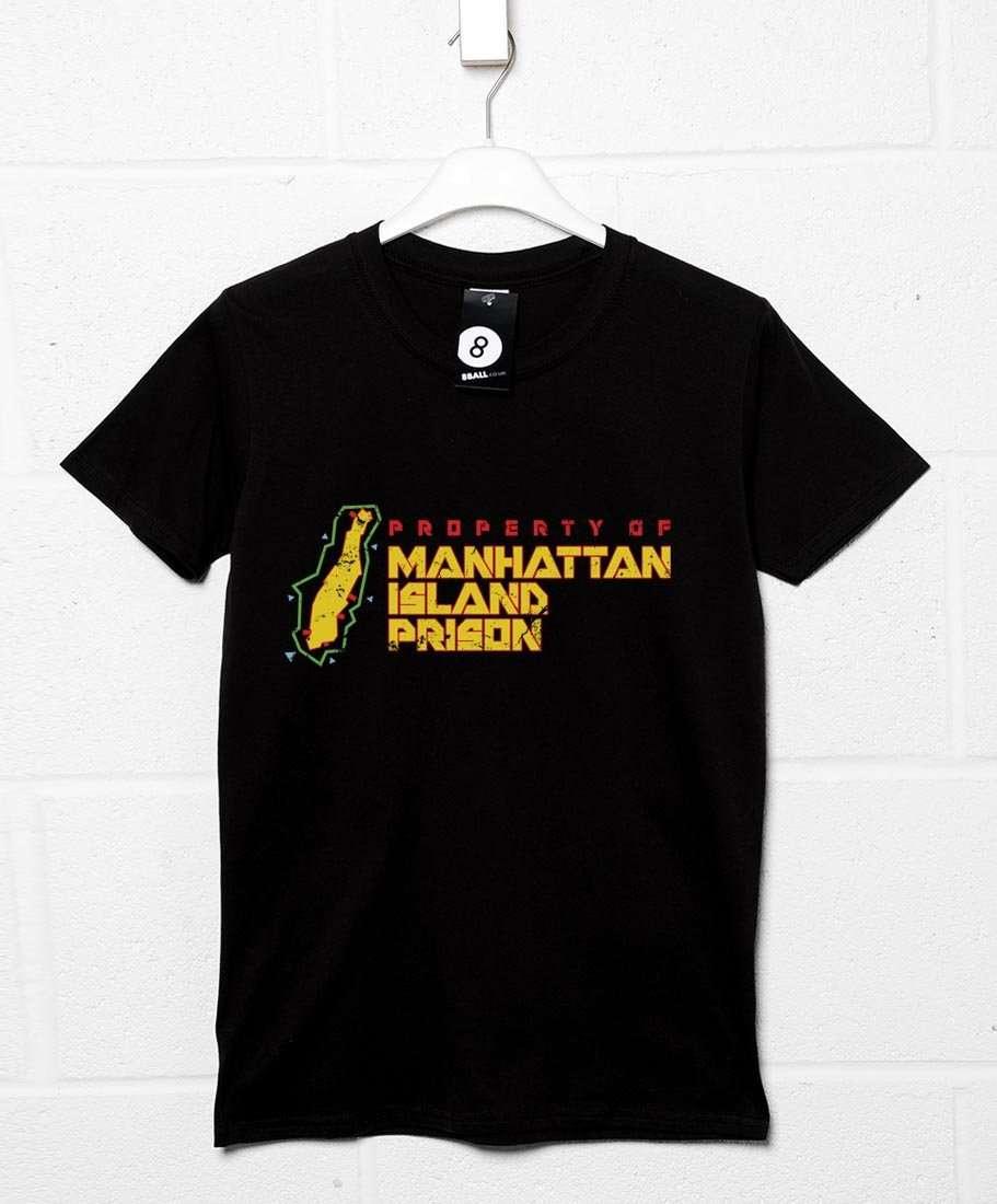 Manhattan Island Prison Graphic T-Shirt For Men 8Ball