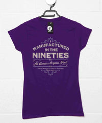 Thumbnail for Manufactured In The Nineties Womens Fitted T-Shirt 8Ball
