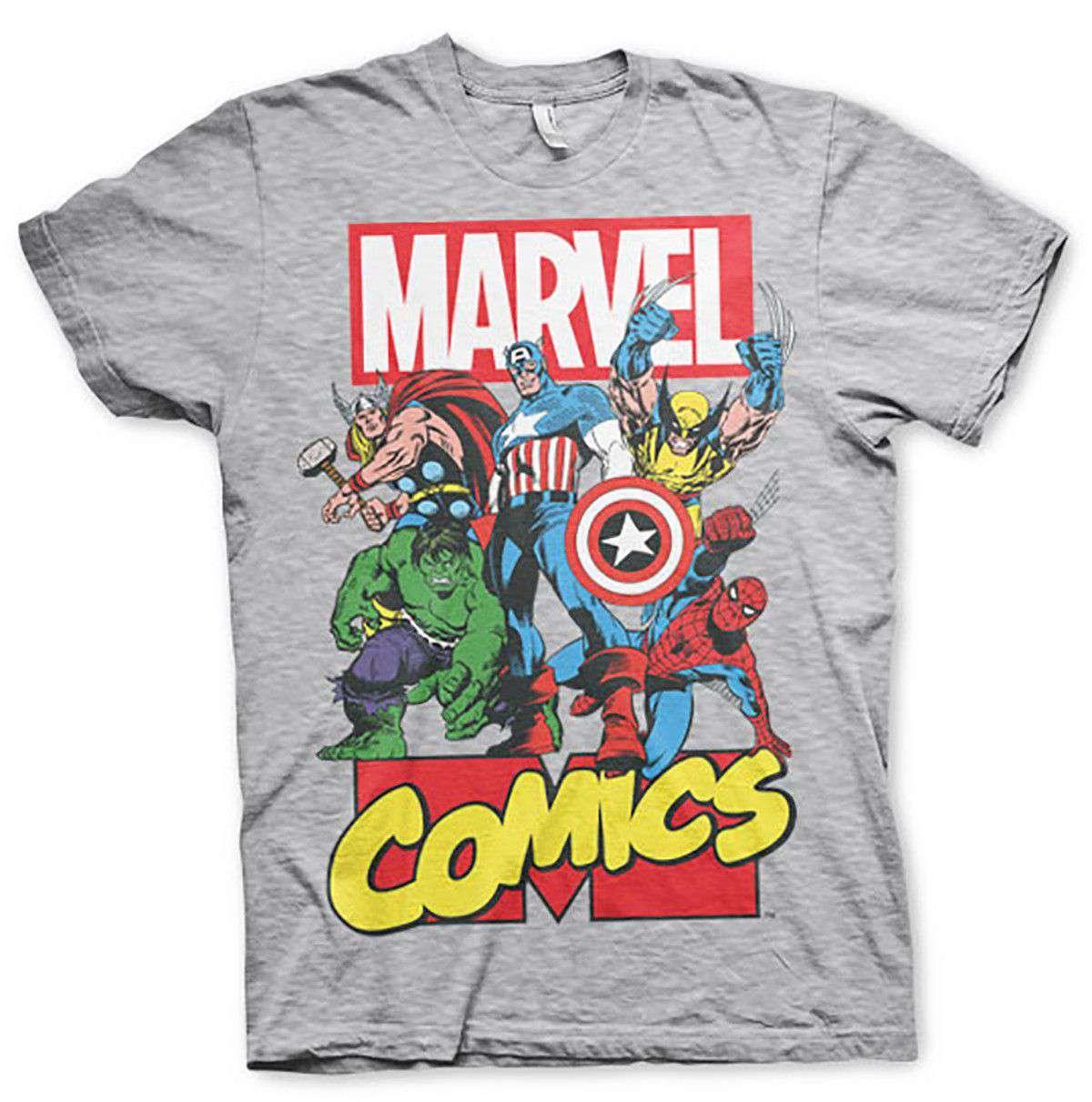 Marvel Comics All The Greats Mens T-Shirt 8Ball