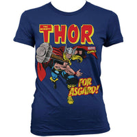 Thumbnail for Marvel Comics Thor For Asgard Fitted Womens T-Shirt 8Ball