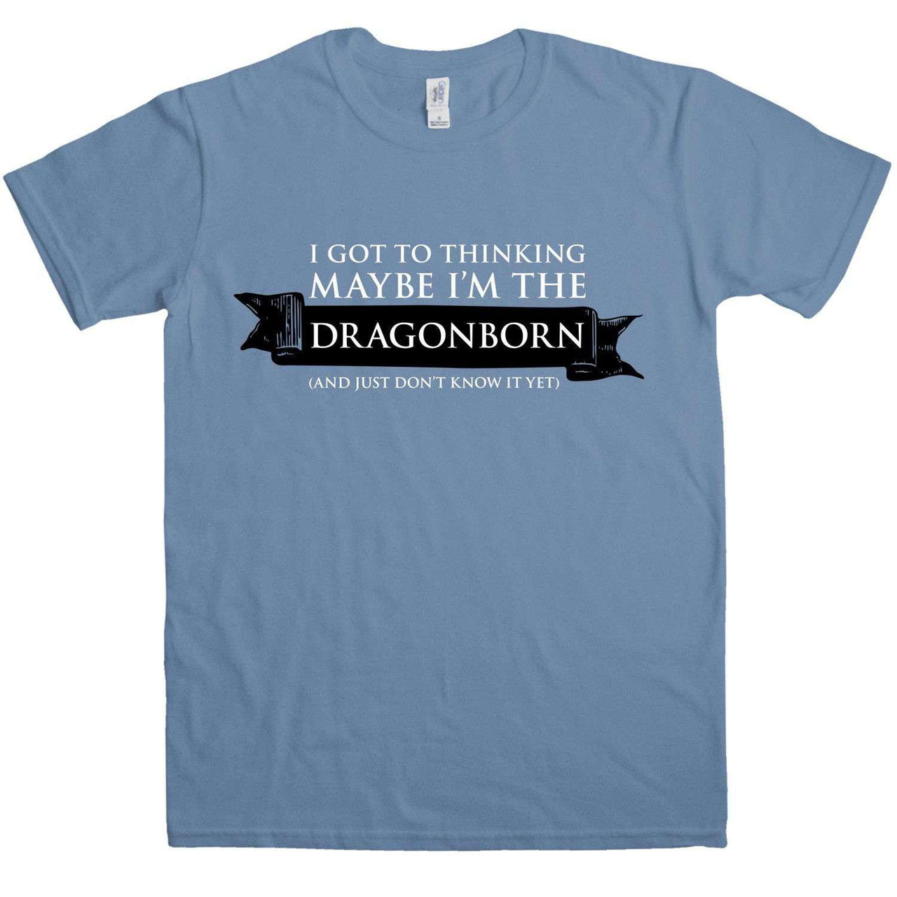 Maybe I'm The Dragonborn Mens Graphic T-Shirt 8Ball