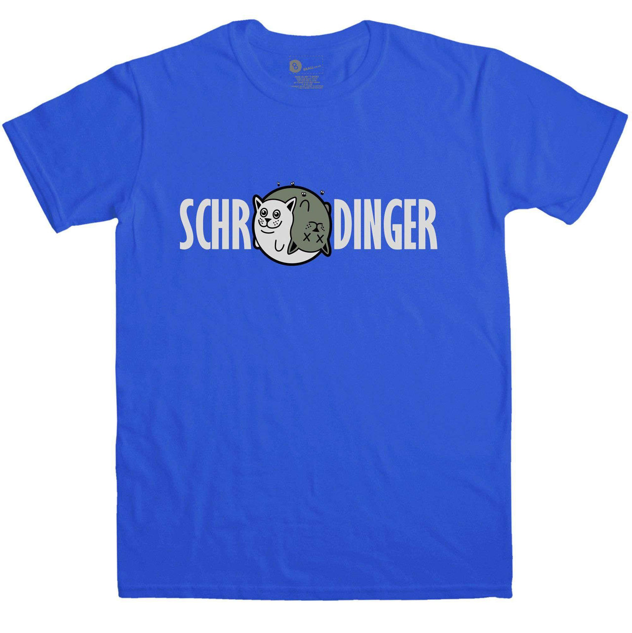 Men's Schrodinger's Cat Yin And Yang T-Shirt For Men 8Ball