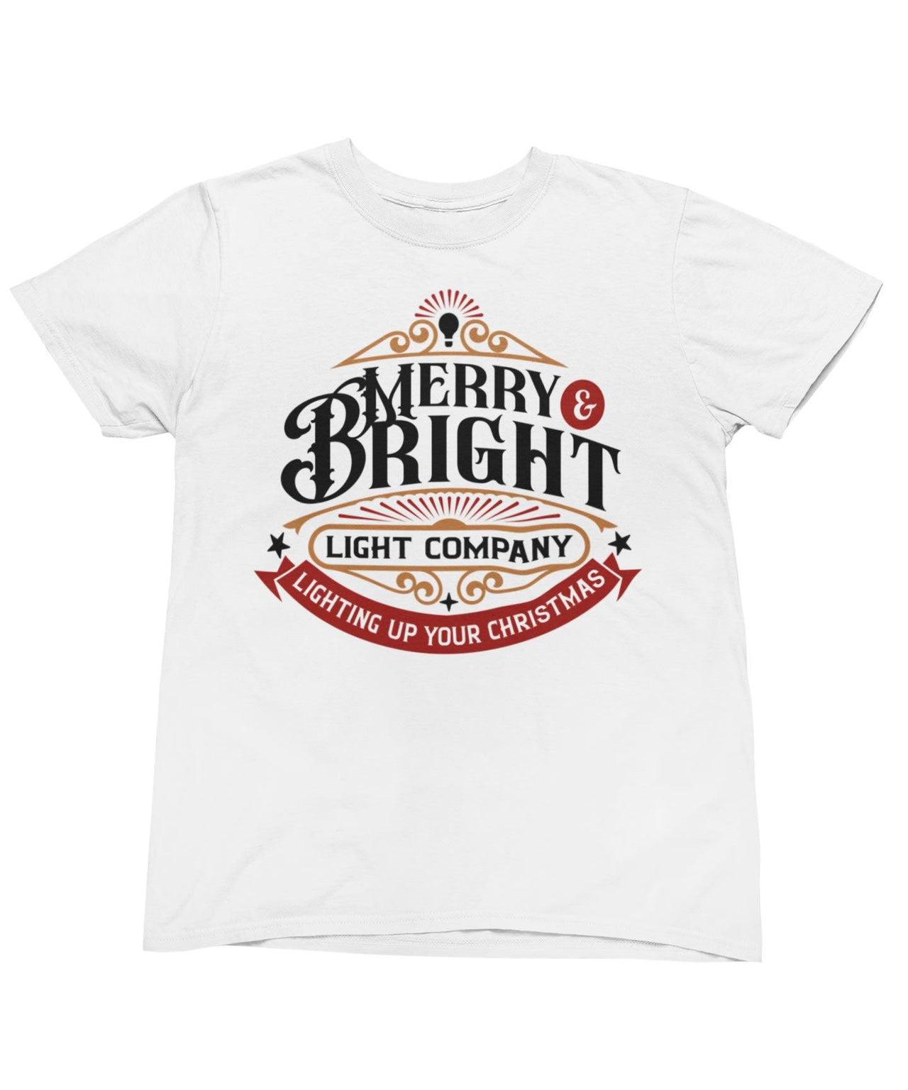 Merry Bright Light Company Christmas Unisex T-Shirt For Men 8Ball