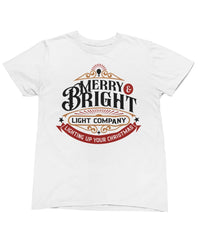 Thumbnail for Merry Bright Light Company Christmas Unisex T-Shirt For Men 8Ball