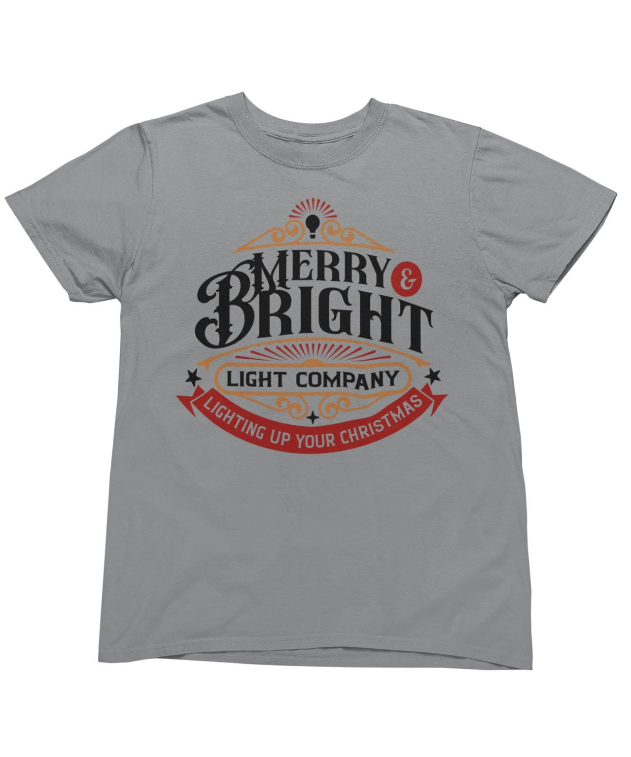 Merry Bright Light Company Christmas Unisex T-Shirt For Men 8Ball