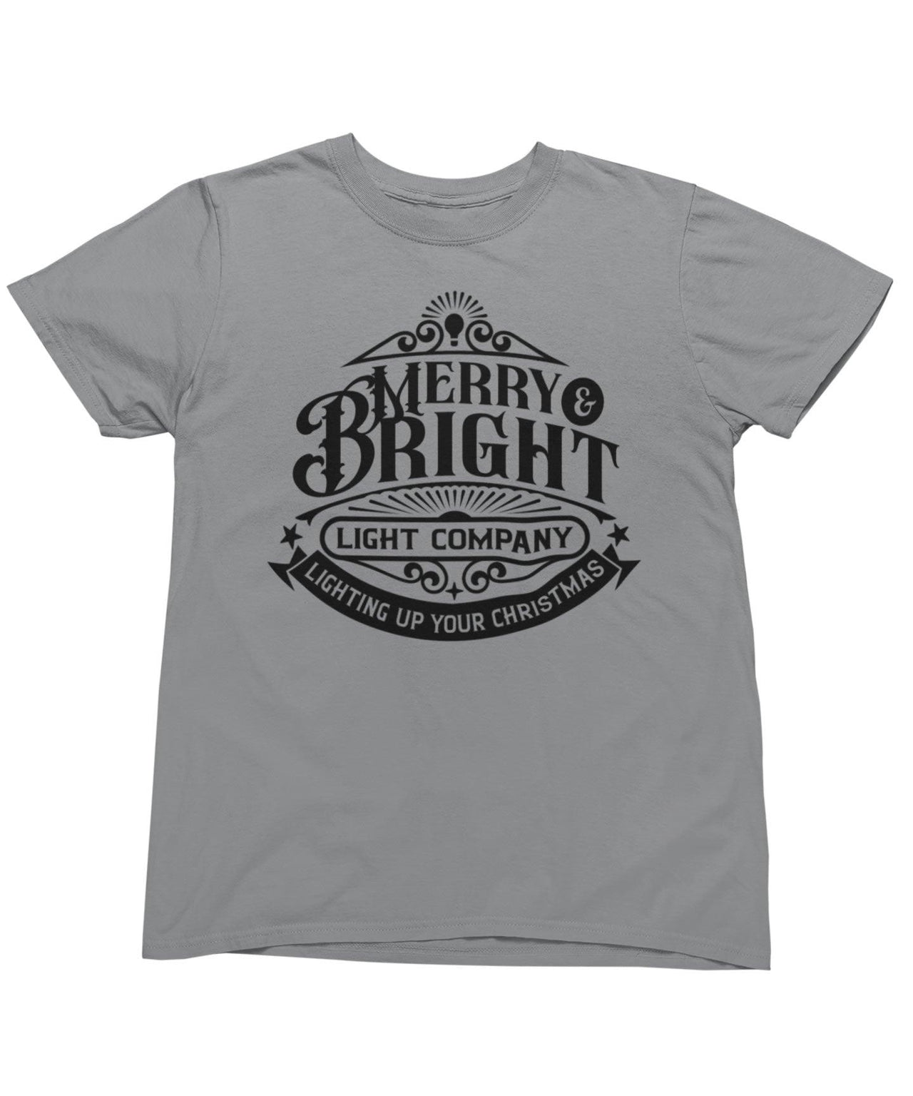 Merry Bright Light Company Mono Christmas Unisex Unisex T-Shirt For Men And Women 8Ball