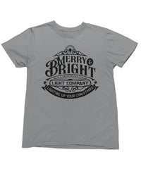 Thumbnail for Merry Bright Light Company Mono Christmas Unisex Unisex T-Shirt For Men And Women 8Ball