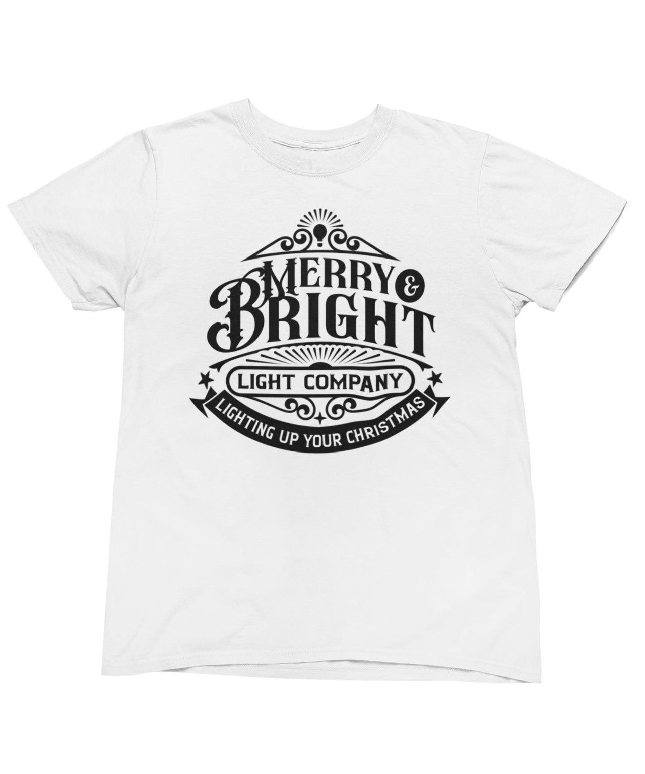 Merry Bright Light Company Mono Christmas Unisex Unisex T-Shirt For Men And Women 8Ball