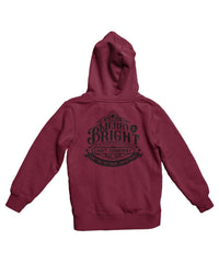 Thumbnail for Merry Bright Light Company Mono-Colour Back Printed Christmas Unisex Hoodie 8Ball