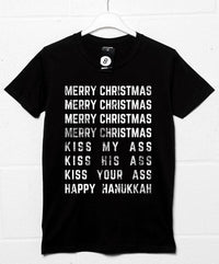 Thumbnail for Merry Christmas Kiss My Ass Mens T-Shirt 8Ball