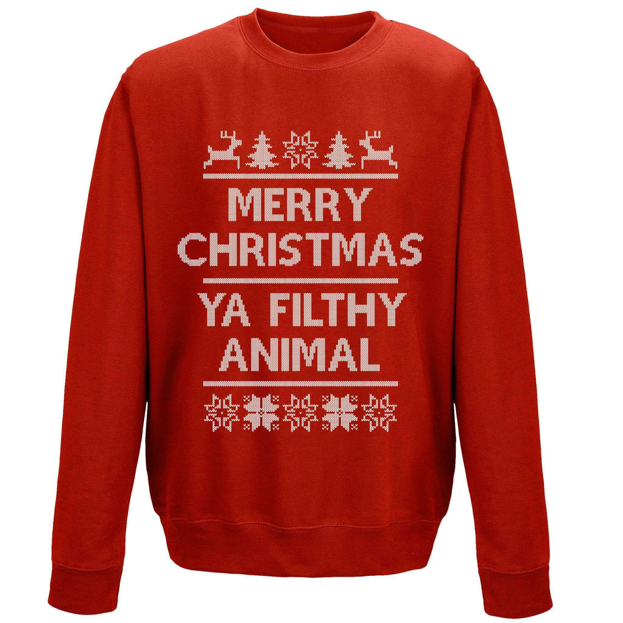 Merry Christmas Ya Filthy Animal Unisex Sweatshirt 8Ball