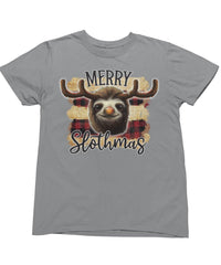 Thumbnail for Merry Slothmas Christmas Unisex Mens T-Shirt 8Ball