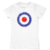 Thumbnail for Mod Target Circle Fitted Womens T-Shirt 8Ball