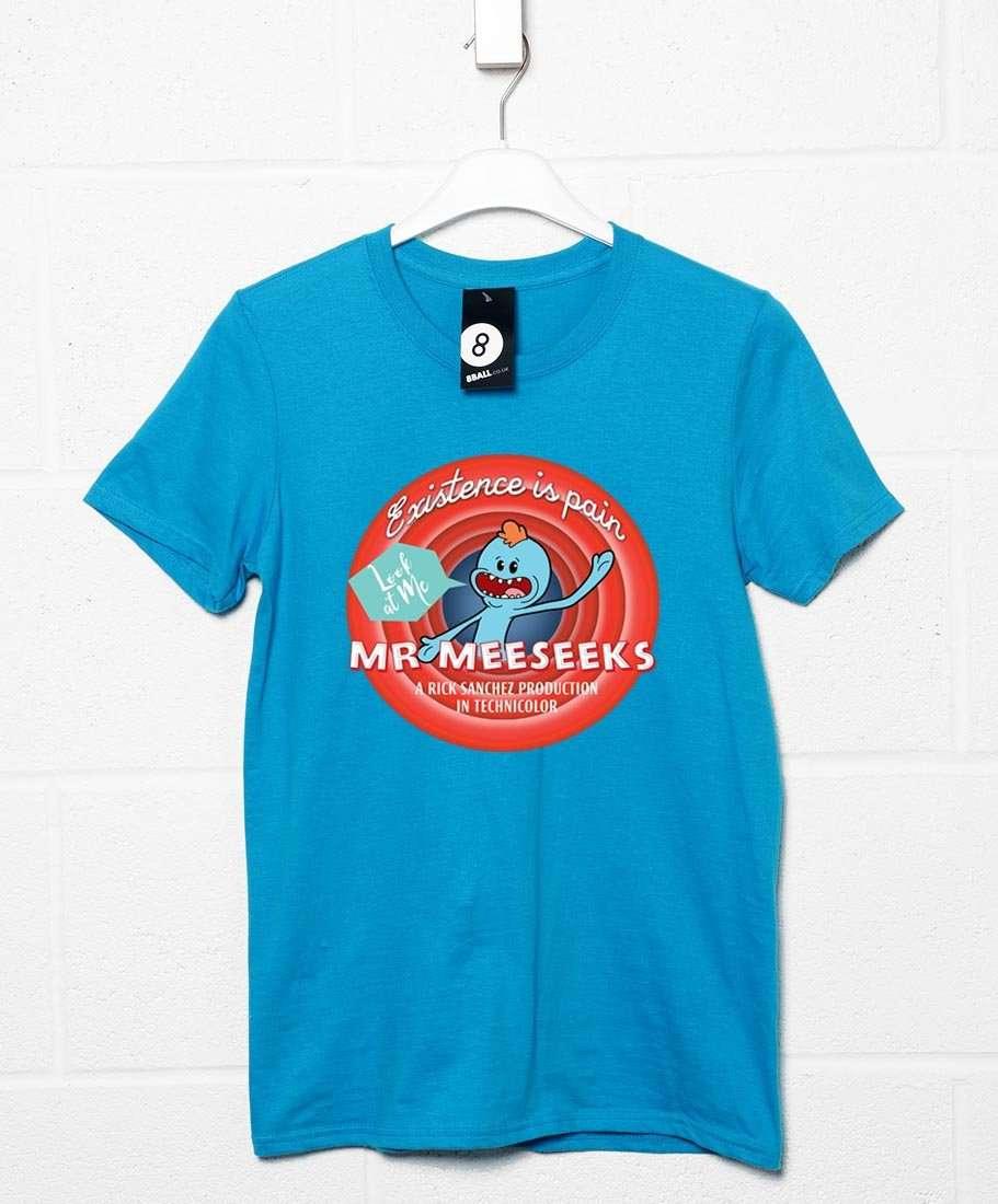 Mr Meeseeks Existence is Pain Unisex T-Shirt 8Ball