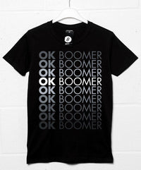 Thumbnail for Multiple OK Boomer Print Mens Graphic T-Shirt 8Ball
