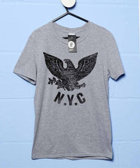 Thumbnail for NYC Eagle Mens T-Shirt As Worn By Joey Ramone 8Ball