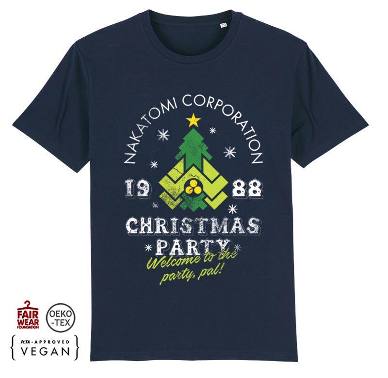 Nakatomi Christmas Party Premium Organic Cotton Unisex T-Shirt For Men And Women 8Ball