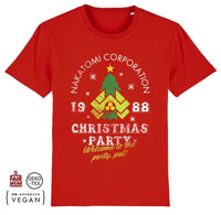 Thumbnail for Nakatomi Christmas Party Premium Organic Cotton Unisex T-Shirt For Men And Women 8Ball