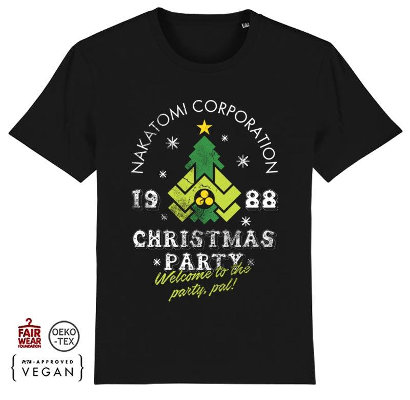 Nakatomi Christmas Party Premium Organic Cotton Unisex T-Shirt For Men And Women 8Ball
