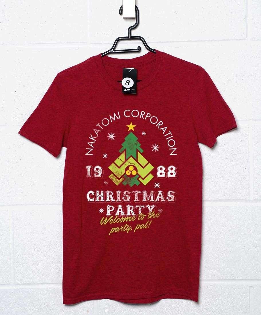Nakatomi Christmas Party T-Shirt For Men 8Ball