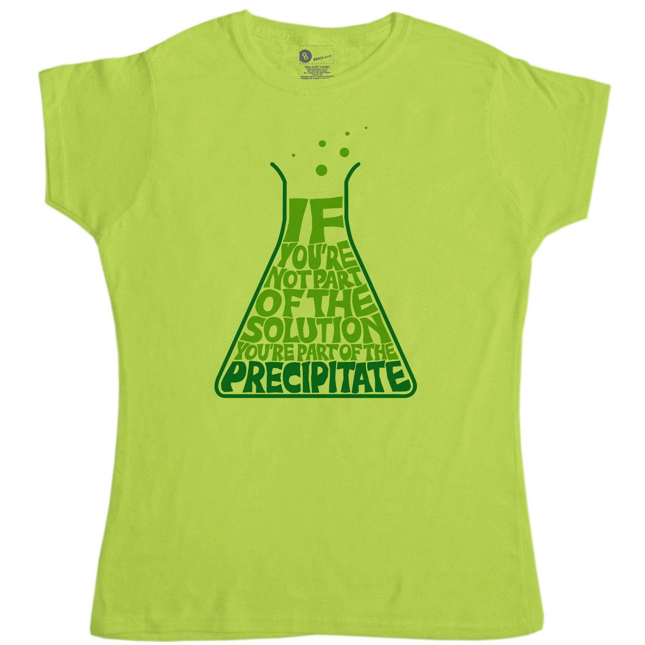 Nerd Geek Precipitate T-Shirt for Women 8Ball