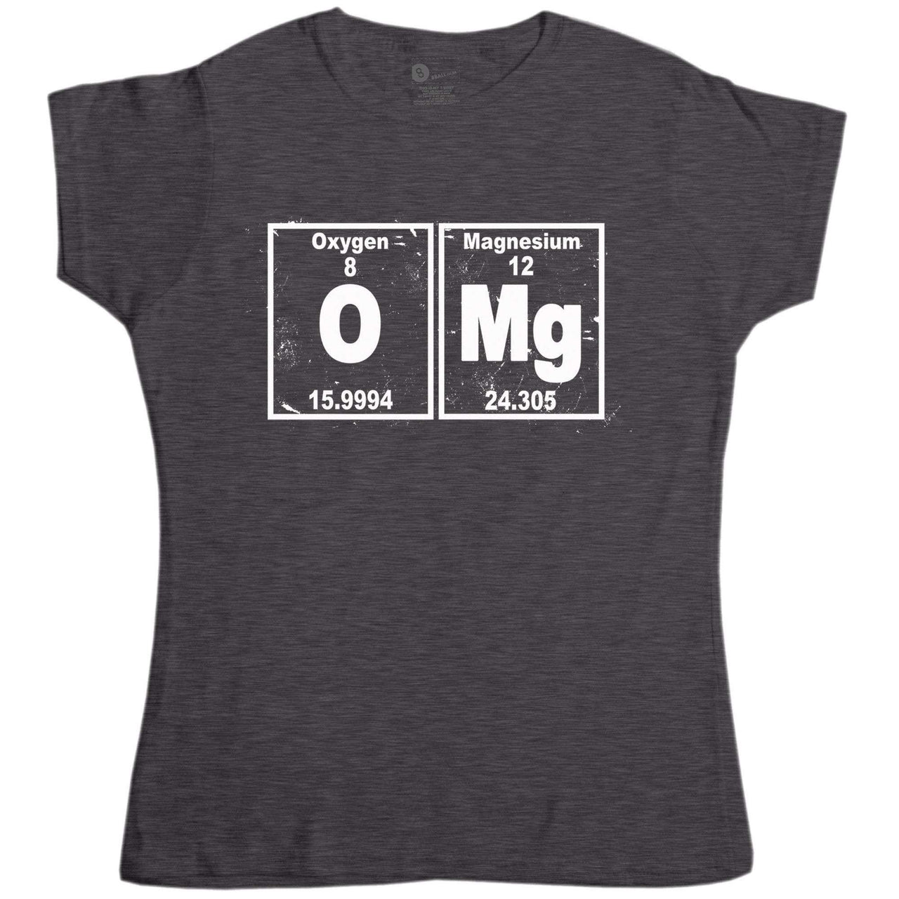 Nerd Geek Science OMG Womens Fitted T Shirt 8Ball Originals